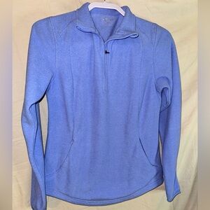 Women's Blue Half-Zip Sweater